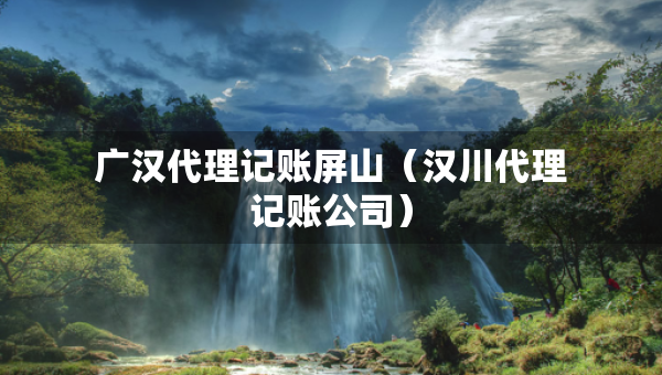 廣漢代理記賬屏山（漢川代理記賬公司）