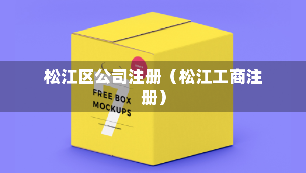 松江區(qū)公司注冊(cè)（松江工商注冊(cè)）