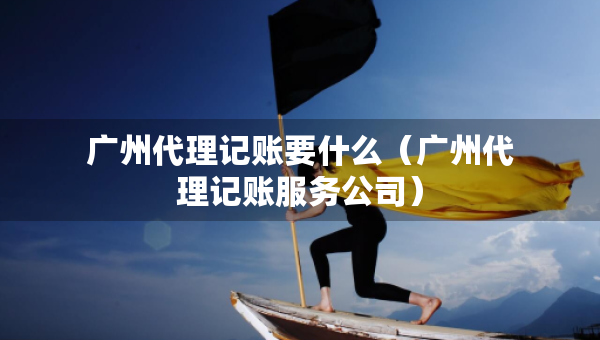 廣州代理記賬要什么（廣州代理記賬服務(wù)公司）
