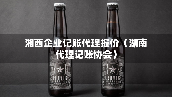 湘西企業(yè)記賬代理報(bào)價(jià)（湖南代理記賬協(xié)會(huì)）