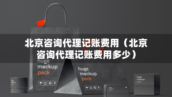 北京咨詢代理記賬費用（北京咨詢代理記賬費用多少）