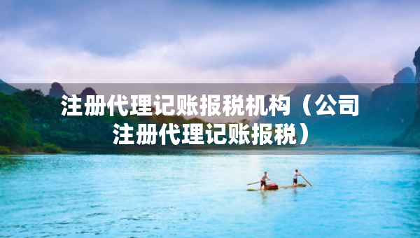 注冊代理記賬報(bào)稅機(jī)構(gòu)（公司注冊代理記賬報(bào)稅）