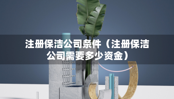 注冊(cè)保潔公司條件（注冊(cè)保潔公司需要多少資金）