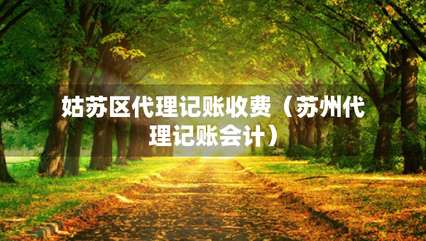 姑蘇區(qū)代理記賬收費（蘇州代理記賬會計）