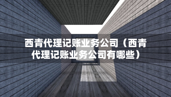 西青代理記賬業(yè)務(wù)公司（西青代理記賬業(yè)務(wù)公司有哪些）