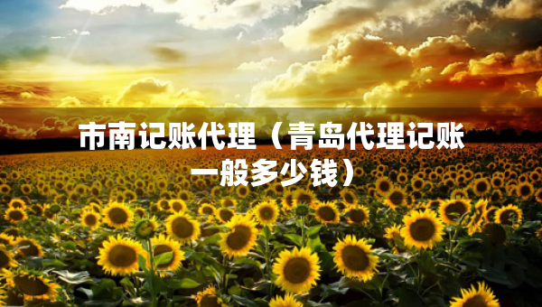 市南記賬代理（青島代理記賬一般多少錢）