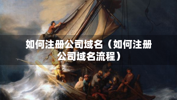 如何注冊公司域名（如何注冊公司域名流程）