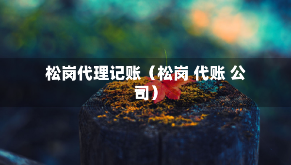 松崗代理記賬（松崗 代賬 公司）