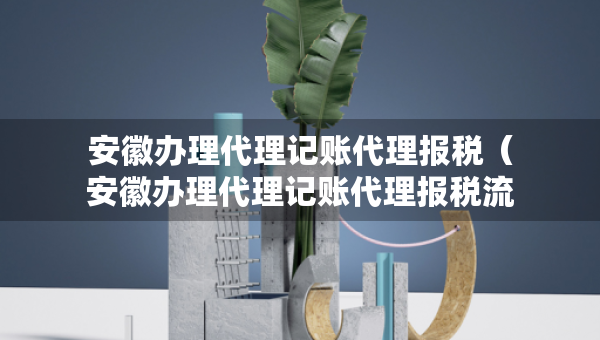 安徽辦理代理記賬代理報稅（安徽辦理代理記賬代理報稅流程）