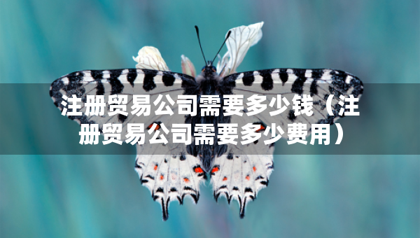 注冊(cè)貿(mào)易公司需要多少錢(qián)（注冊(cè)貿(mào)易公司需要多少費(fèi)用）