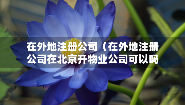 在外地注冊(cè)公司（在外地注冊(cè)公司在北京開物業(yè)公司可以嗎）