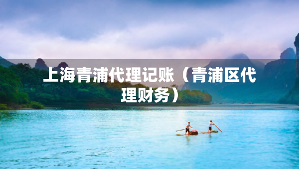 上海青浦代理記賬（青浦區(qū)代理財(cái)務(wù)）