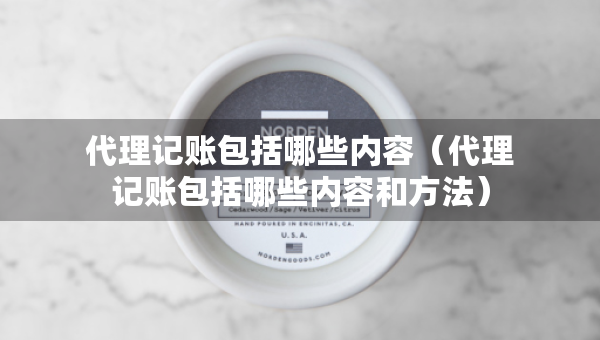 代理記賬包括哪些內(nèi)容（代理記賬包括哪些內(nèi)容和方法）