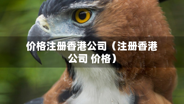 價格注冊香港公司（注冊香港公司 價格）