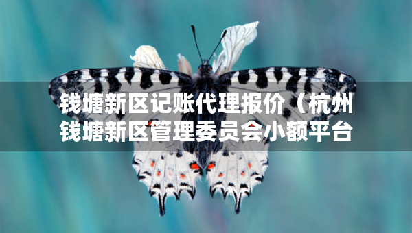錢塘新區(qū)記賬代理報(bào)價(jià)（杭州錢塘新區(qū)管理委員會(huì)小額平臺(tái)）