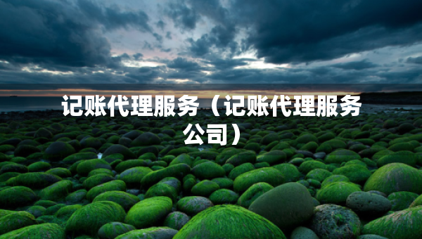 記賬代理服務(wù)（記賬代理服務(wù)公司）