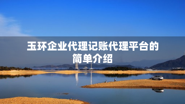 玉環(huán)企業(yè)代理記賬代理平臺(tái)的簡單介紹