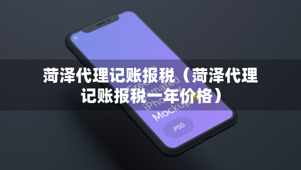 菏澤代理記賬報(bào)稅（菏澤代理記賬報(bào)稅一年價(jià)格）