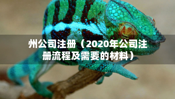 州公司注冊（2020年公司注冊流程及需要的材料）