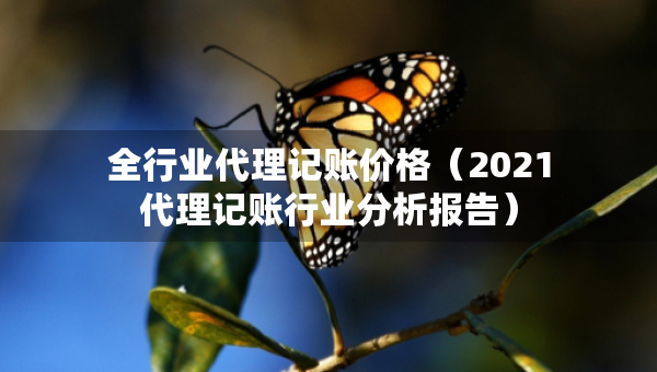 全行業(yè)代理記賬價(jià)格（2021代理記賬行業(yè)分析報(bào)告）