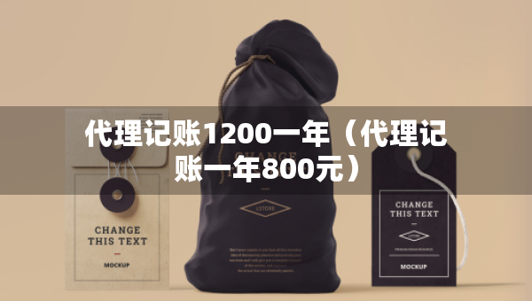 代理記賬1200一年（代理記賬一年800元）