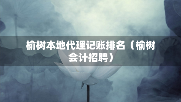 榆樹本地代理記賬排名（榆樹會(huì)計(jì)招聘）