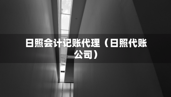 日照會計(jì)記賬代理（日照代賬公司）
