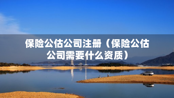 保險公估公司注冊（保險公估公司需要什么資質）