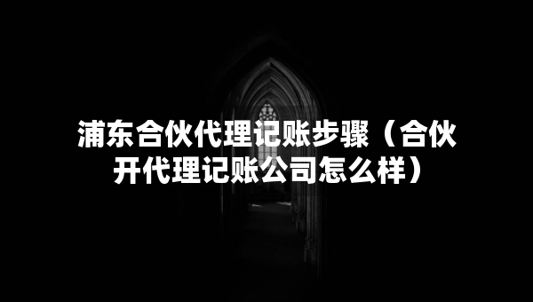 浦東合伙代理記賬步驟（合伙開代理記賬公司怎么樣）