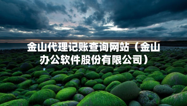金山代理記賬查詢網(wǎng)站（金山辦公軟件股份有限公司）