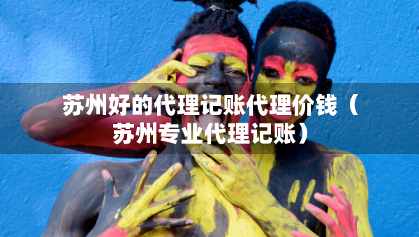 蘇州好的代理記賬代理價(jià)錢（蘇州專業(yè)代理記賬）