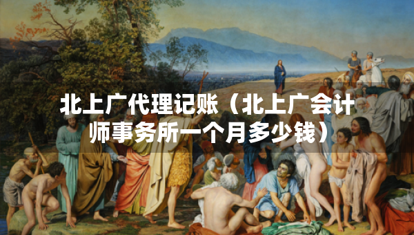 北上廣代理記賬（北上廣會計師事務(wù)所一個月多少錢）