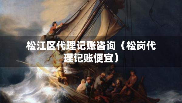 松江區(qū)代理記賬咨詢（松崗代理記賬便宜）